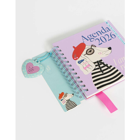 Agenda Perrito 2026 Violeta Lila