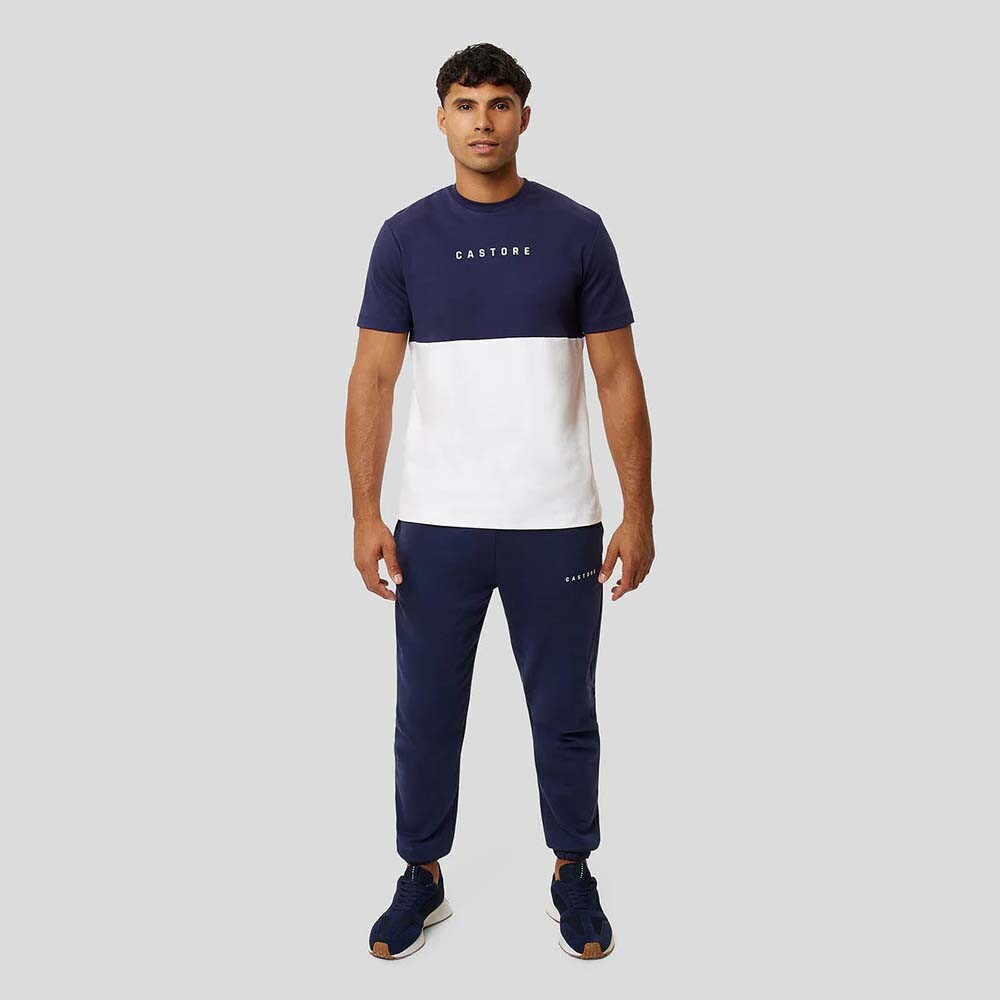 Colourblock Recovery Tee - Hombre Peacoat