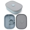 Lunchera tupper silicona MOON celeste