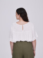 Blusa Abbas Marfil / Off White