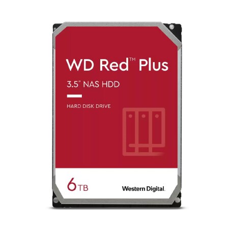 Hdd Wd Red Plus 6TB 3.5" 5400 Rpm 256MB Sata 001