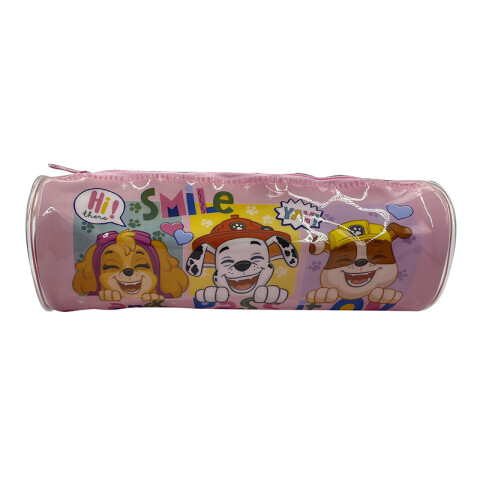 Cartuchera Paw Patrol Cilindriga de PVC MULTICOLOR/ROSADO