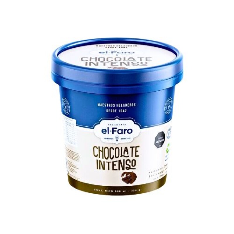 Helado El Faro - 500 ml Chocolate Intenso