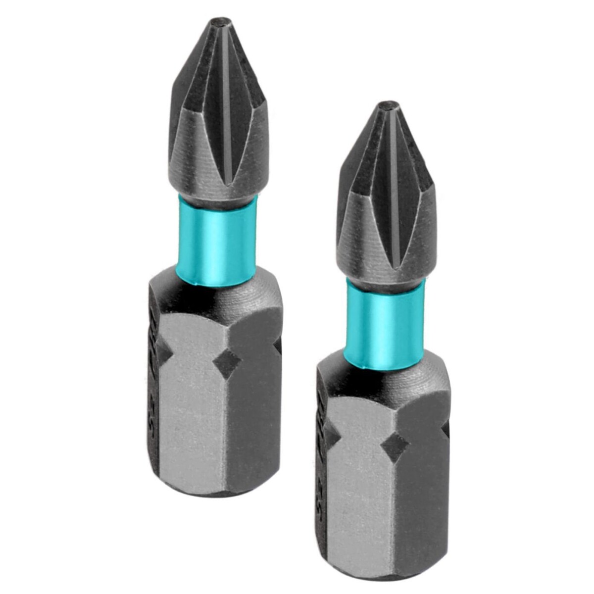 Set De 2 Puntas Atornillador De Impacto - Phillips Ph2 2.5cm 