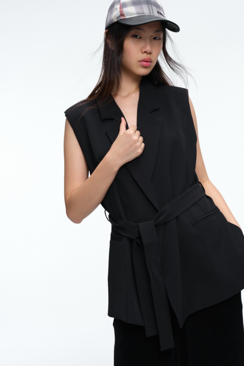 CHALECO SASTRERO Negro