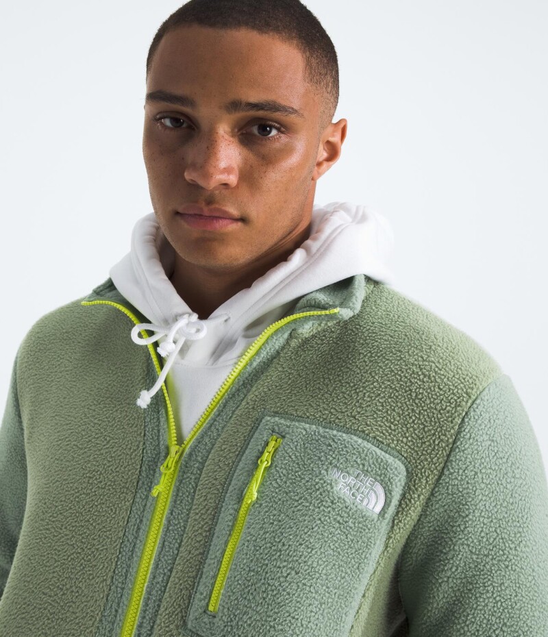 campera Polar Yumiori Full-Zip Bark Mist/slate Moss/fi
