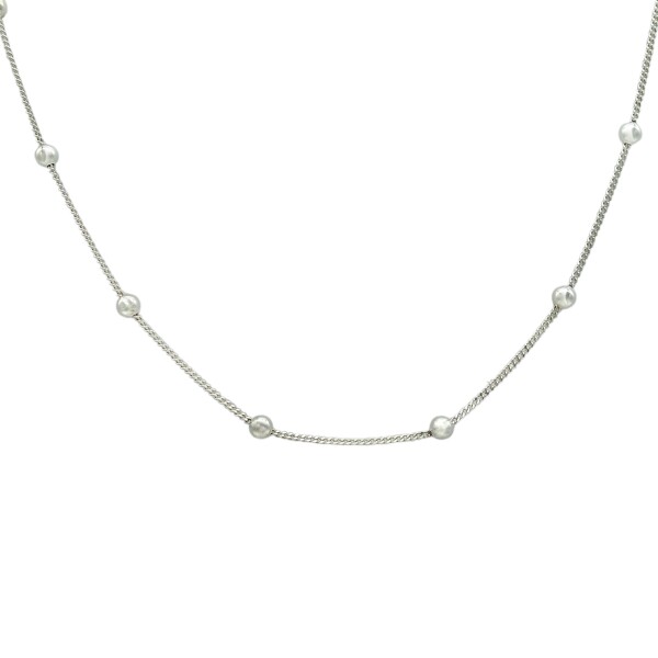 Cadena Bolitas-Plata 925-Sin Piedra-CD3036 sinpiedra