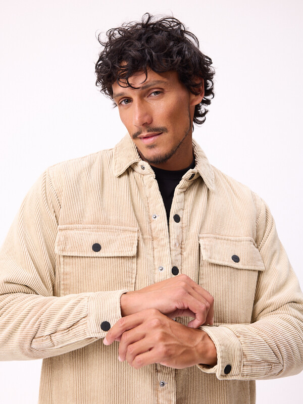 SOBRECAMISA FITZ RUSTY Camel