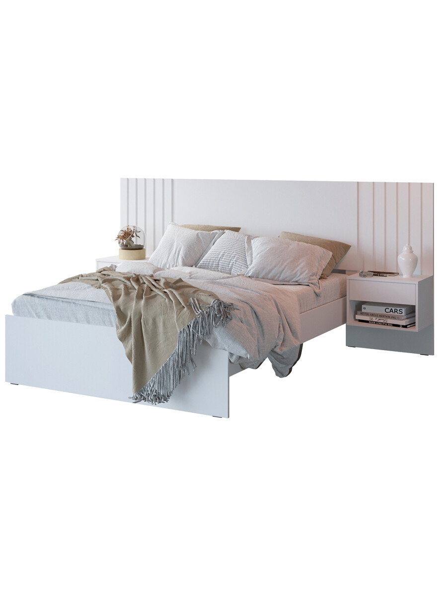 CAMA ZARA - 2 PLAZAS - BLANCO 