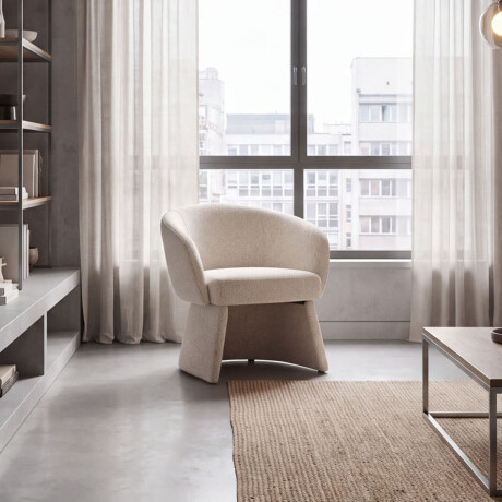 BUTACA TELA NATURAL-BEIGE SHAPE NATURAL