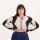 Cardigan Pola estampado black