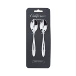 SET X2 CUCHARA DE TE 13.8CM ACERO CALIFORNIA SET X2 CUCHARA DE TE 13.8CM ACERO CALIFORNIA
