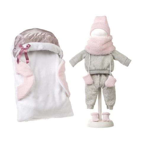 Vestido Chaleco Ropa Muñeca Llorens Cama 42cm Juguete Niña Vestido Chaleco Ropa Muñeca Llorens Cama 42cm Juguete Niña