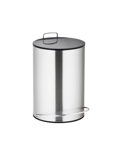 PAPELERA 5LTS, ACERO CON PEDAL Y TAPA PLASTICA PAPELERA 5LTS, ACERO CON PEDAL Y TAPA PLASTICA
