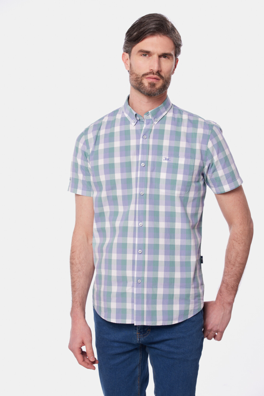 CAMISA A CUADROS Verde