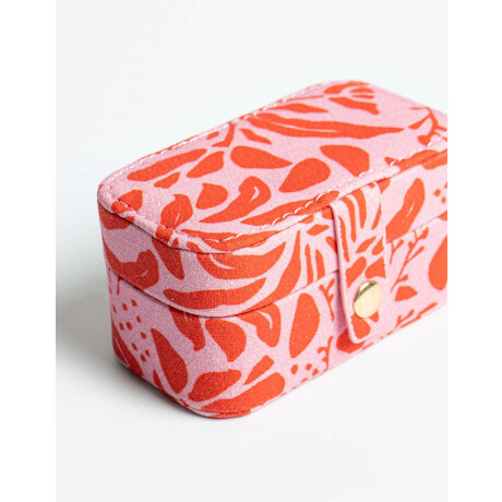 Organizador De Bijou Flores Estampado Flores