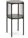 Mesita de noche SNESLEV 1 estante negro Mesita de noche SNESLEV 1 estante negro