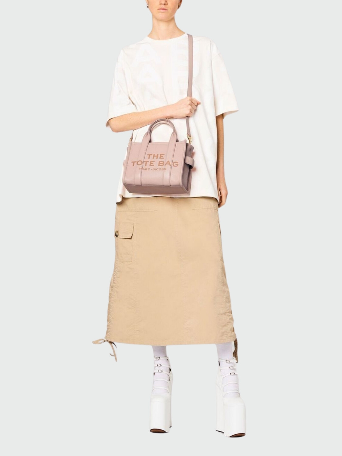 MARC JACOBS - THE LEATHER SMALL TOTE BAG Alta Automática