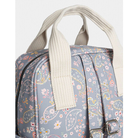 Mochila De Cuerina Azul Celeste