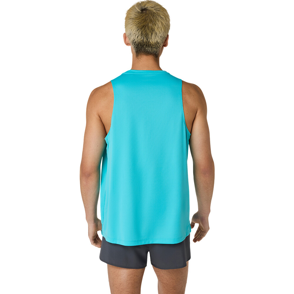 Bividi Running Asics Silver Singlet Hombre Energy Aqua