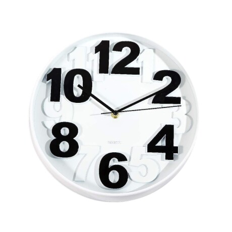 Reloj De Pared 3d De 30cm Unica