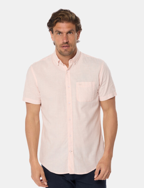 CAMISA DE LINO Rosa