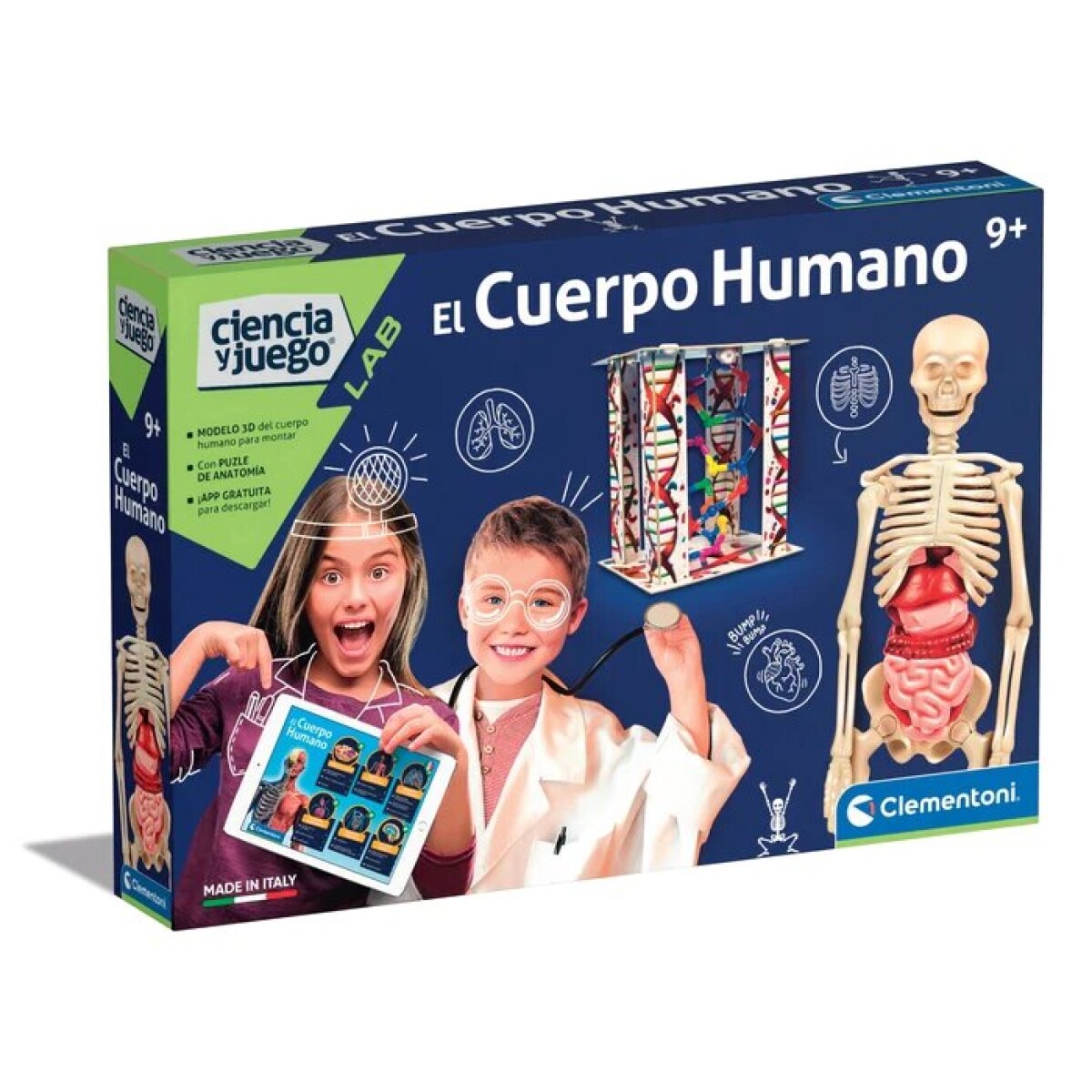 Juego Aprende Sobre El Cuerpo Humano Clementoni 