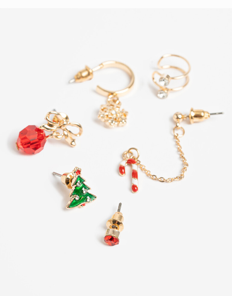 Aros Sets Navidad Set De Aros Navideños - Combinacion Multicolor