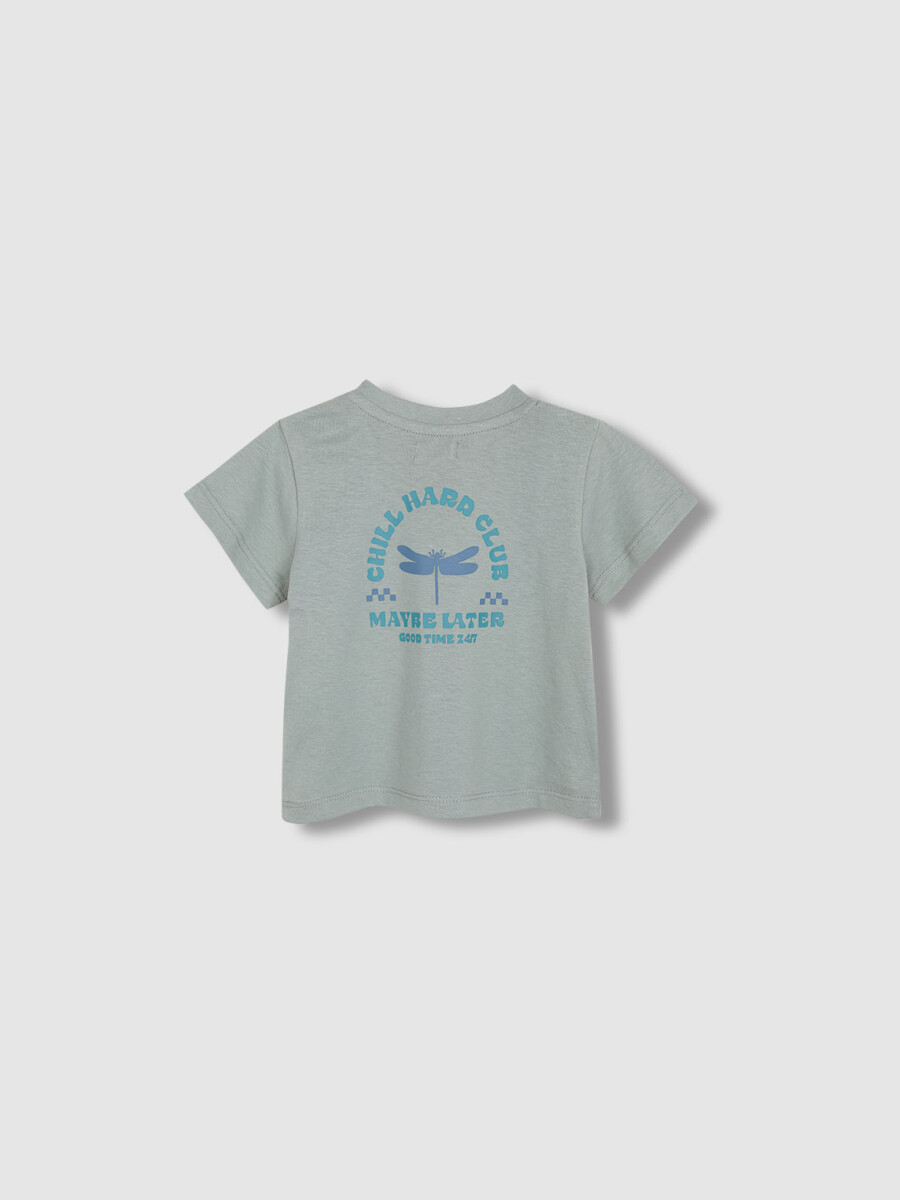 Camiseta De Libelulas Verde