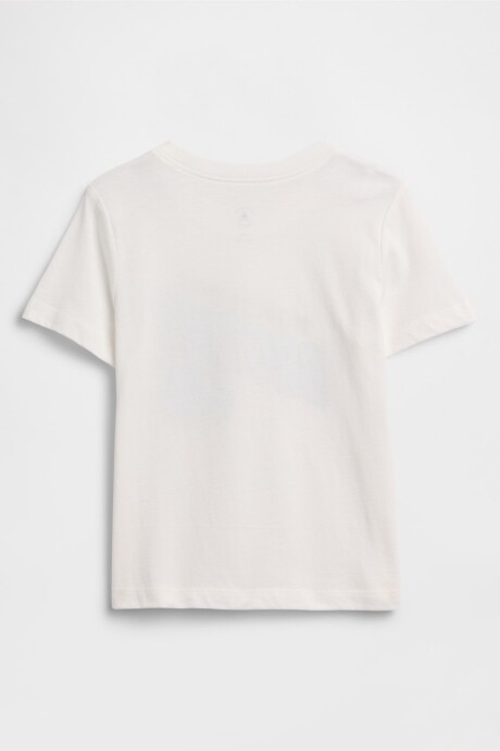 Remera Logo Gap Toddler Niño New Off White Opt1