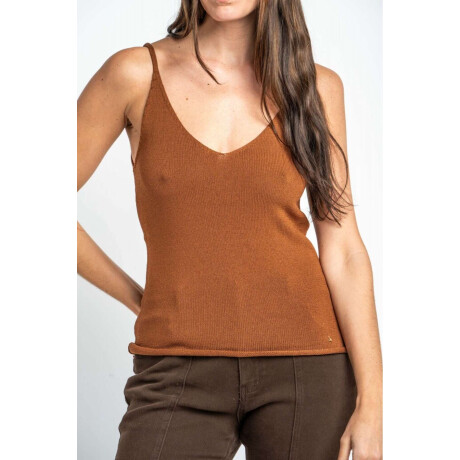 Top Tejido Marron