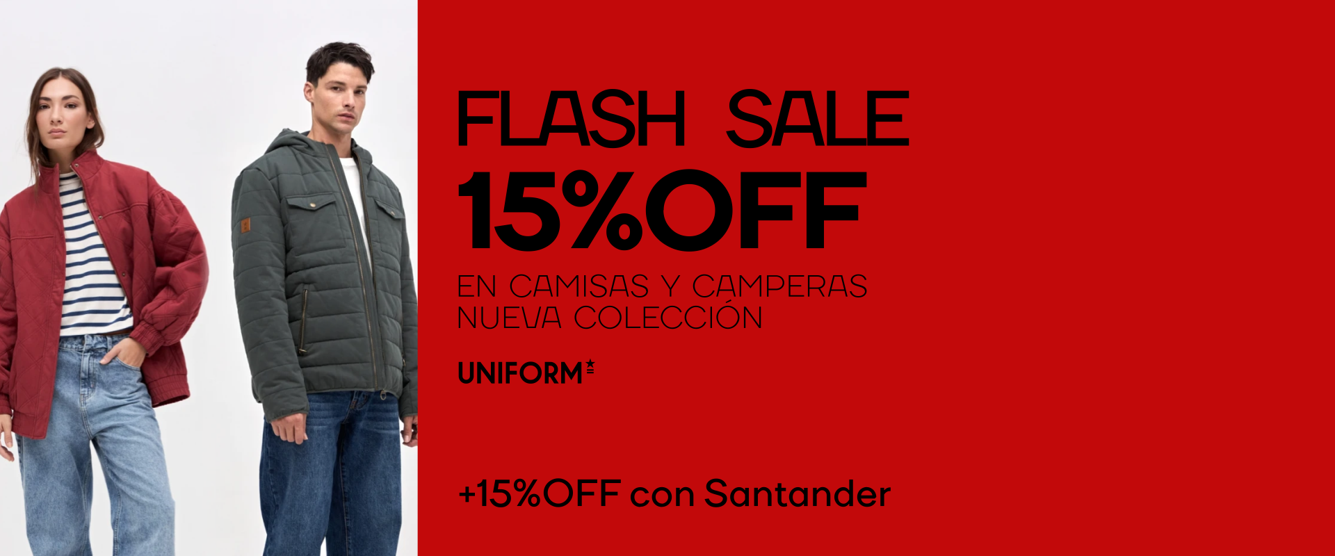 Flash Sale - Camisas y camperas - 25 al 28 02