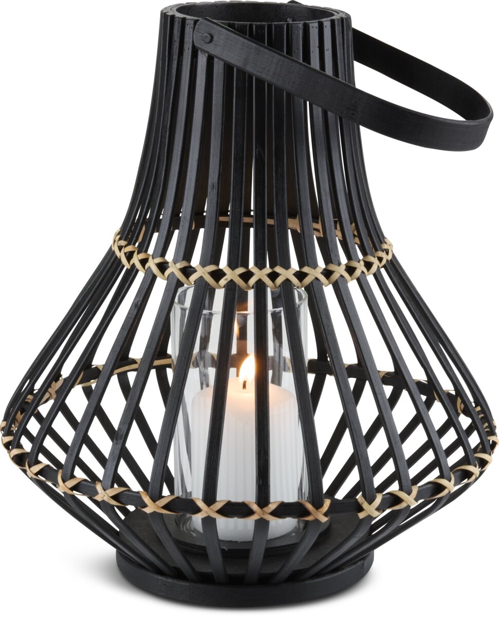 Farol SIVAUK Ø31x35cm negro - Negro 