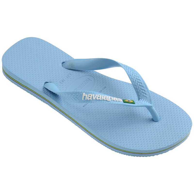 Ojotas Havaianas Brasil Logo Azul