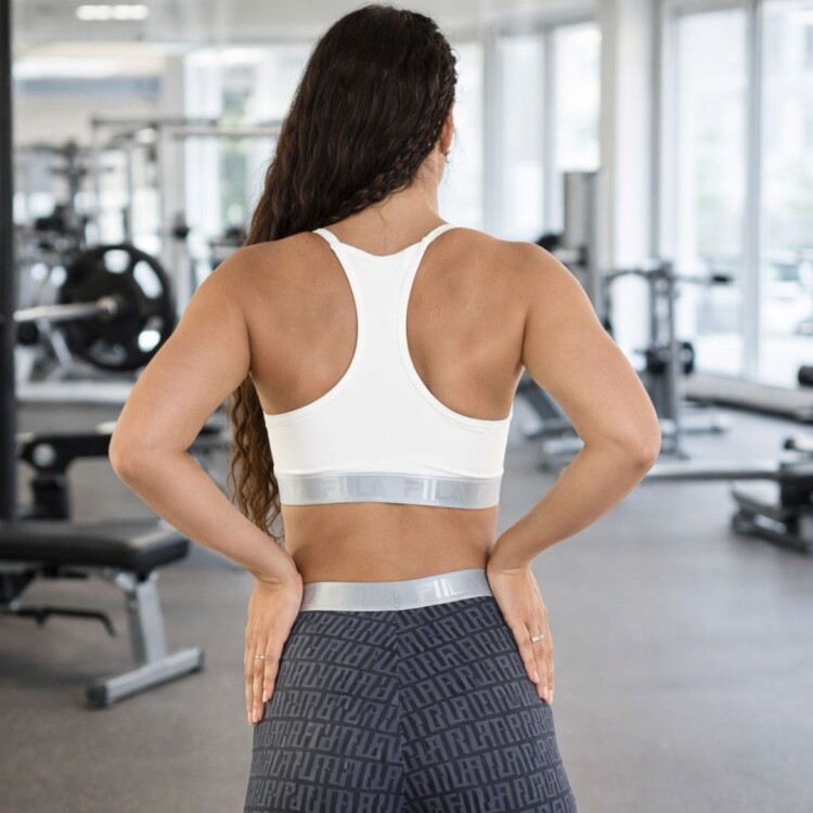 TOP DEPORTIVO TRAIN ELASTIC FILA Blanco