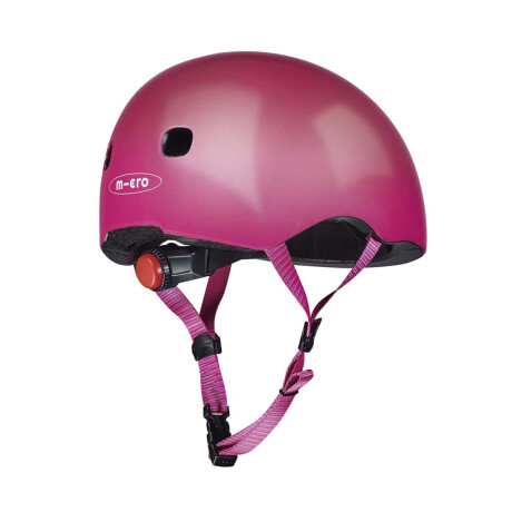Casco Infantil Con Luz Micro Talle Único Rosa Oscuro
