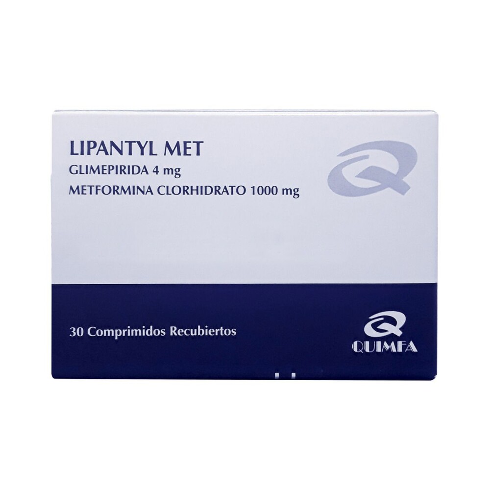 LIPANTYL MET CJ X 30 COMP. REC. única