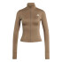 Campera de Mujer Adidas Optime Essentials We Zip Beige