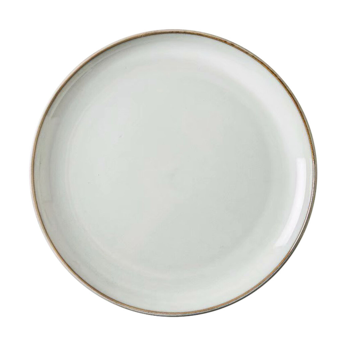 PLATO DE MESA CERAMICA GRIS ORGANIC D25CM 