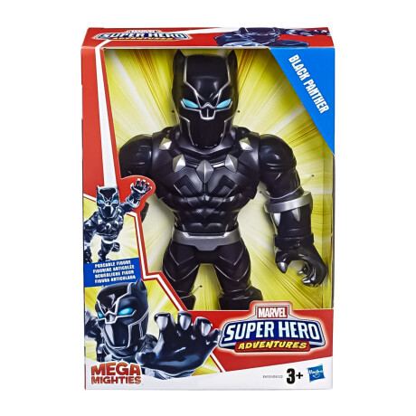 Figura Marvel Mega Iron Man Pantera Negra Hasbro 25cm Black Panther