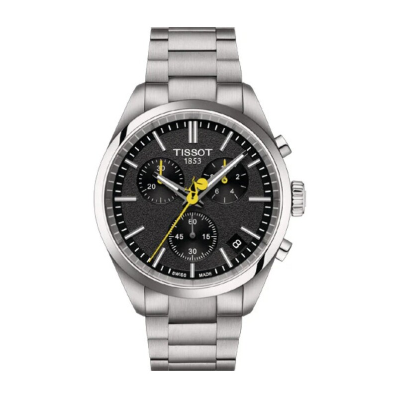 Reloj Tissot T1504171105100 para hombre con correa de acero Negro