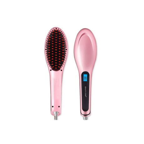 Cepillo alisador anti frizz digital Rosa