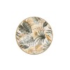 PLATO DIS HOJAS BEIGE COMB P/POSTRE EUDORA 21CM Unica