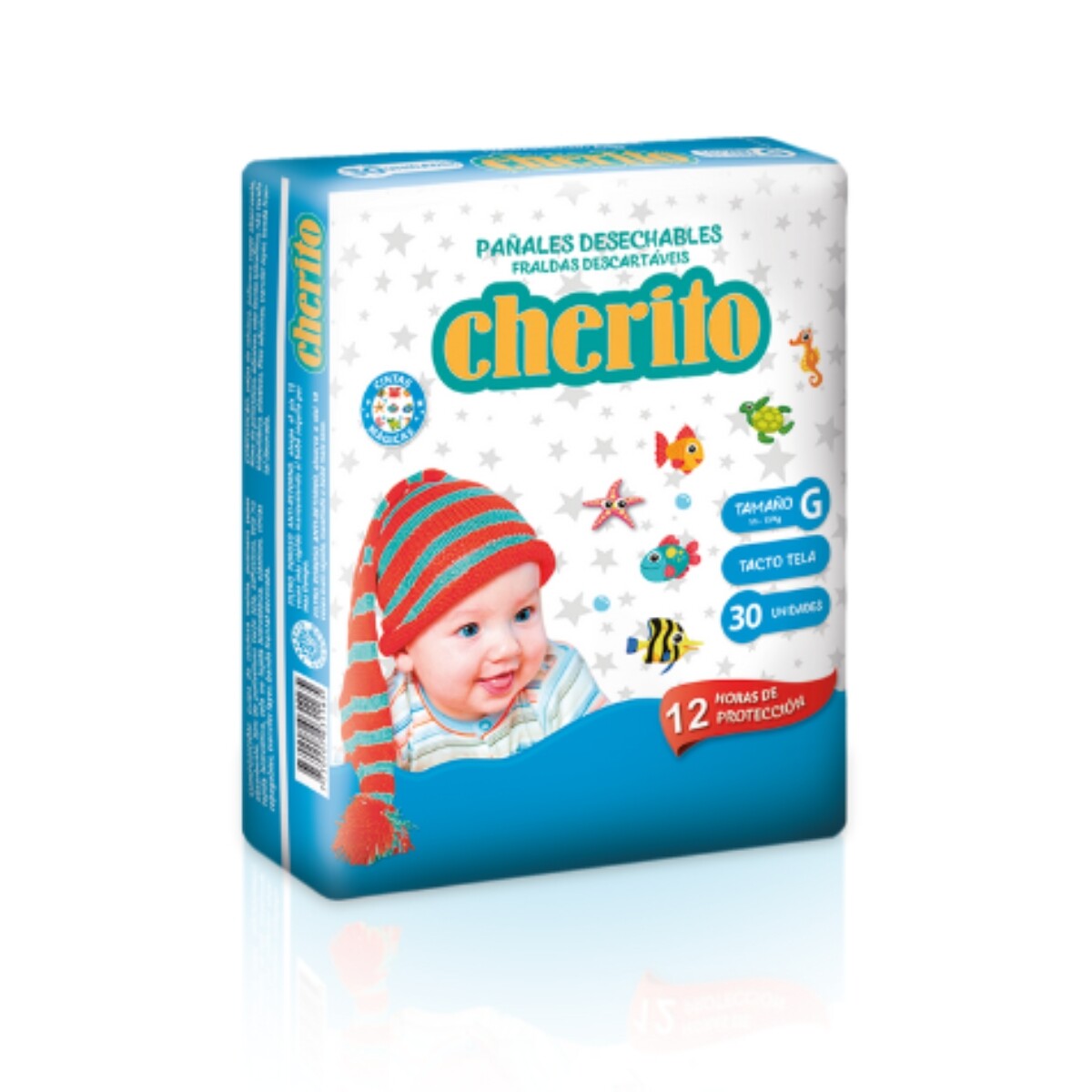 Pañales Cherito Talle G X 30 Unidades 