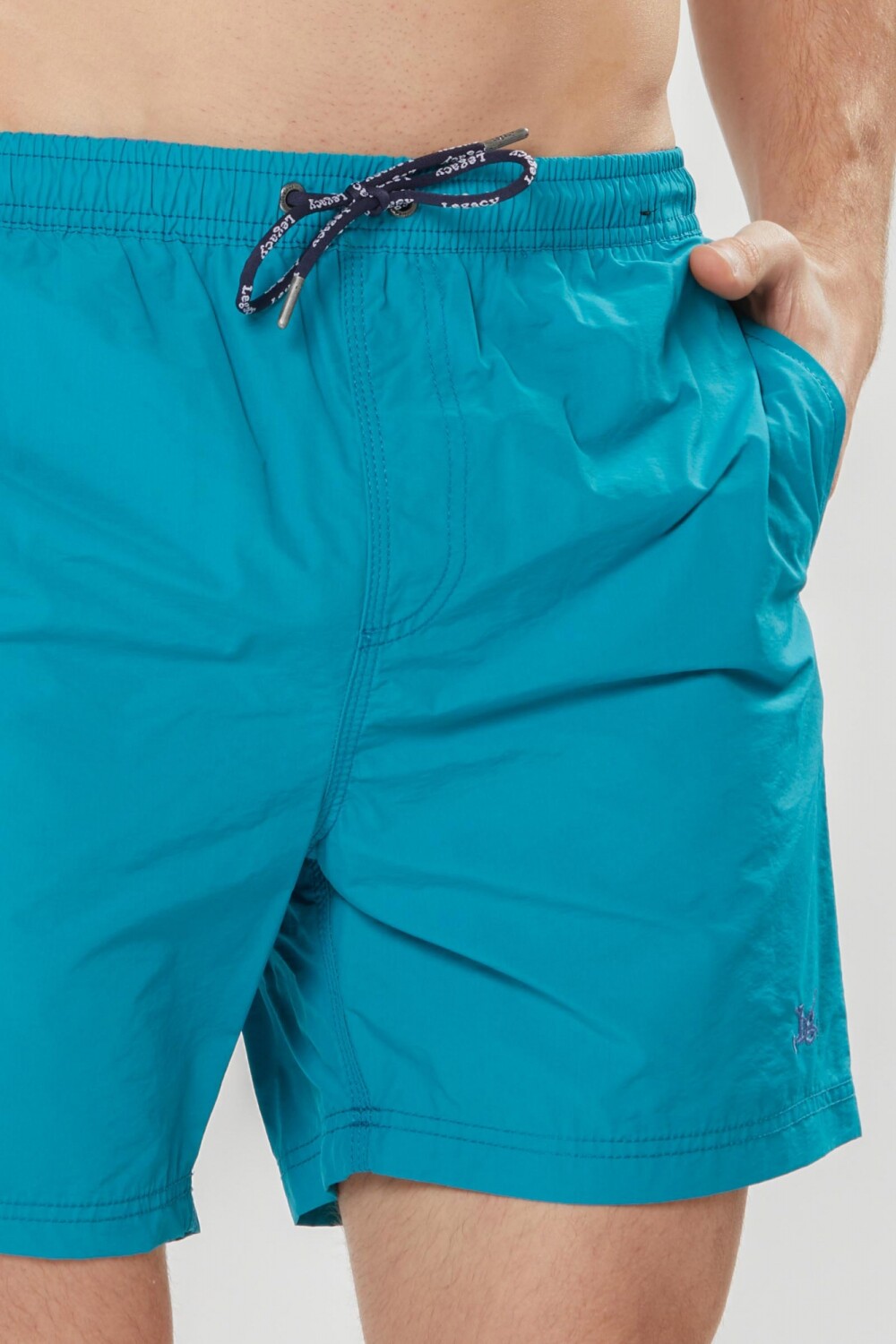 SHORT DE BAÑO LISO Verde Claro