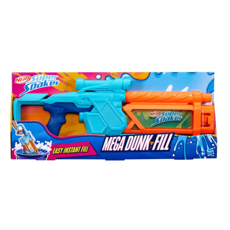 Pistola de agua Nerf Super Soaker Mega Dunk-Fill Hasbro Pistola de agua Nerf Super Soaker Mega Dunk-Fill Hasbro
