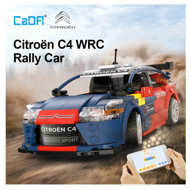 Auto Citroën C4 WRC para armar a control remoto CaDA Auto Citroën C4 WRC para armar a control remoto CaDA