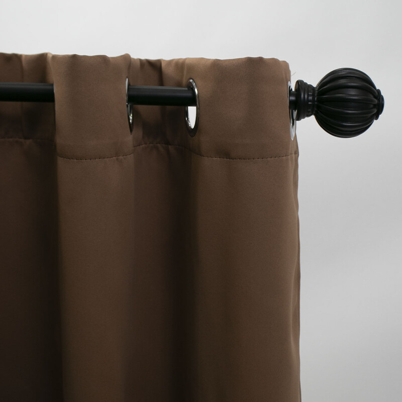 VARA METAL NEGRO P/CORTINA 122-218CM Unica
