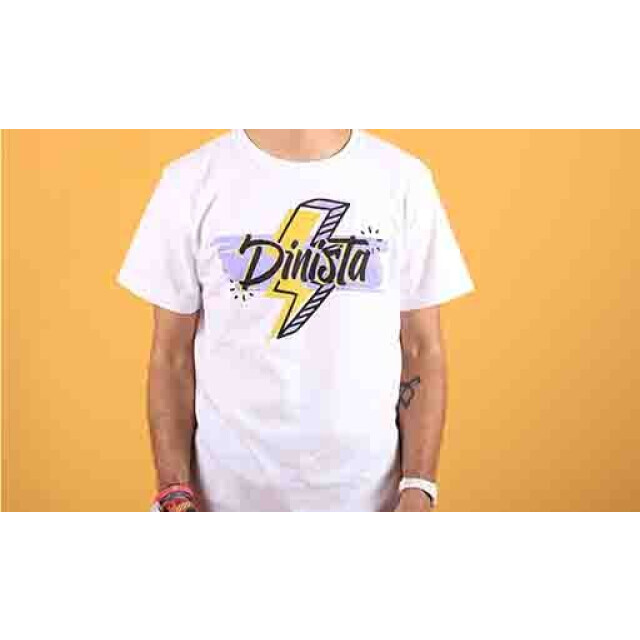 Remera de Mujer You are the tik to my tok Dinista Claudinio Blanco