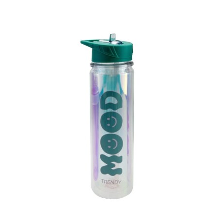 Botella Trendy Con Pico Sorbete y Asa 550ML CELESTE